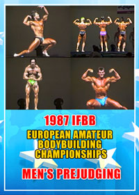 1987 European Amateur Championships: Men's Prejudging